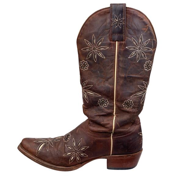 Shyanne Women’s Daisy Mae Brown leather Cowgirl Boot Size US 6.5 B - Picture 2 of 11